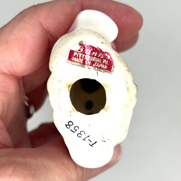 VINTAGE BRINN'S PITTSBURGH NUMBERED T-1358 FIGURINE GIRL IN PINK DRESS - Picture 5 of 5